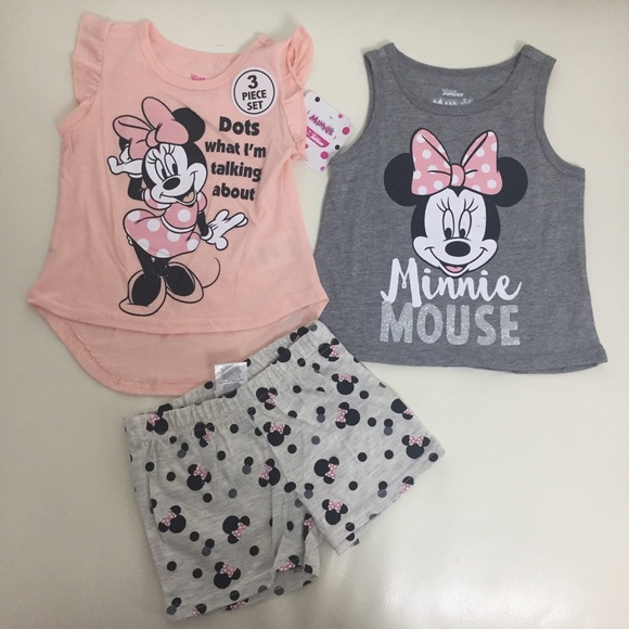 Disney Minnie Mouse Cute 3 piece set outfit - Picture 2 of 7
